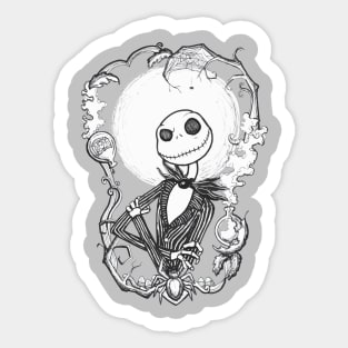 Happy Halloween, Jack Skellington! Sticker